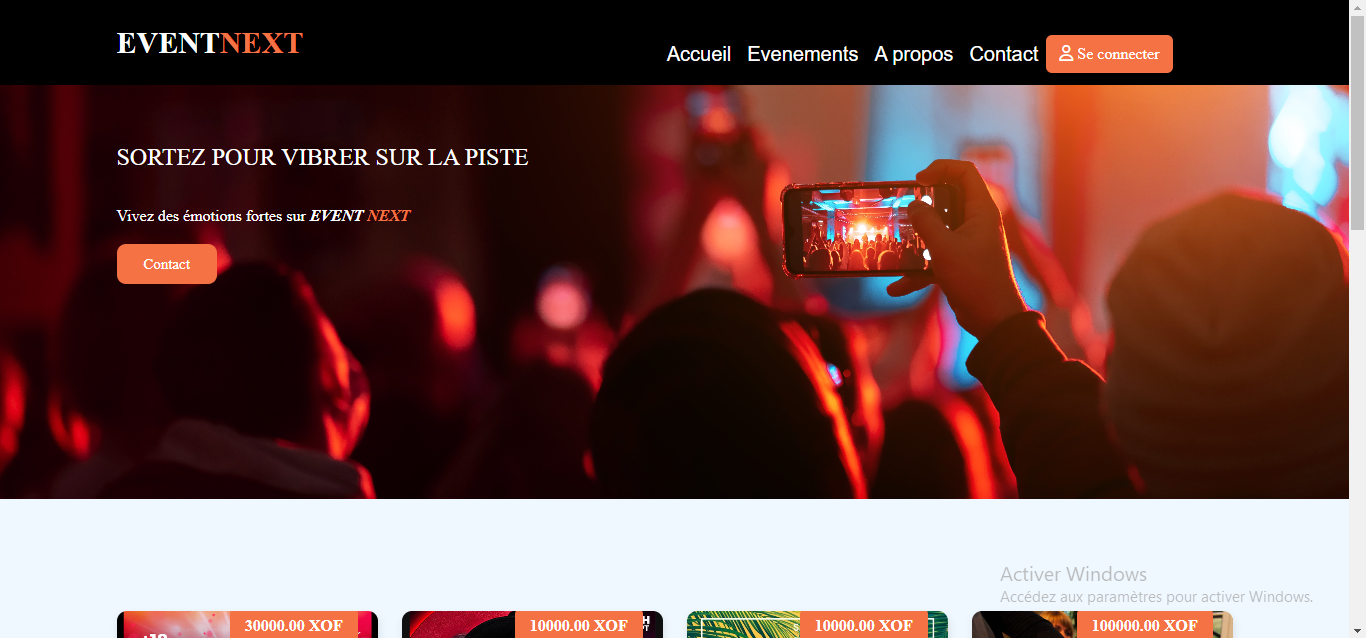 Application Web de Gestion et Promotion d’Événements